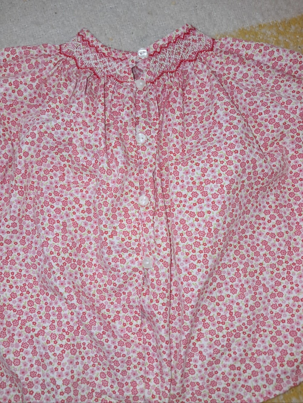 Anavini brand Little girls size 24 months hand smocked top - Picture 5 of 6